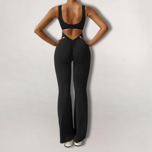 Scrunch Butt Flare Jumpsuit