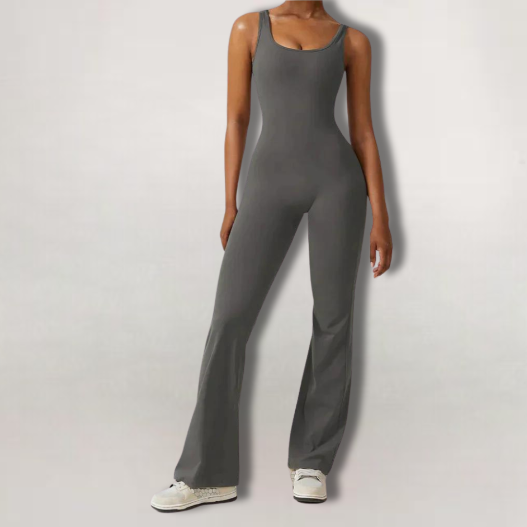 Scrunch Butt Flare Jumpsuit