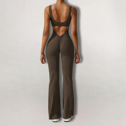 Scrunch Butt Flare Jumpsuit