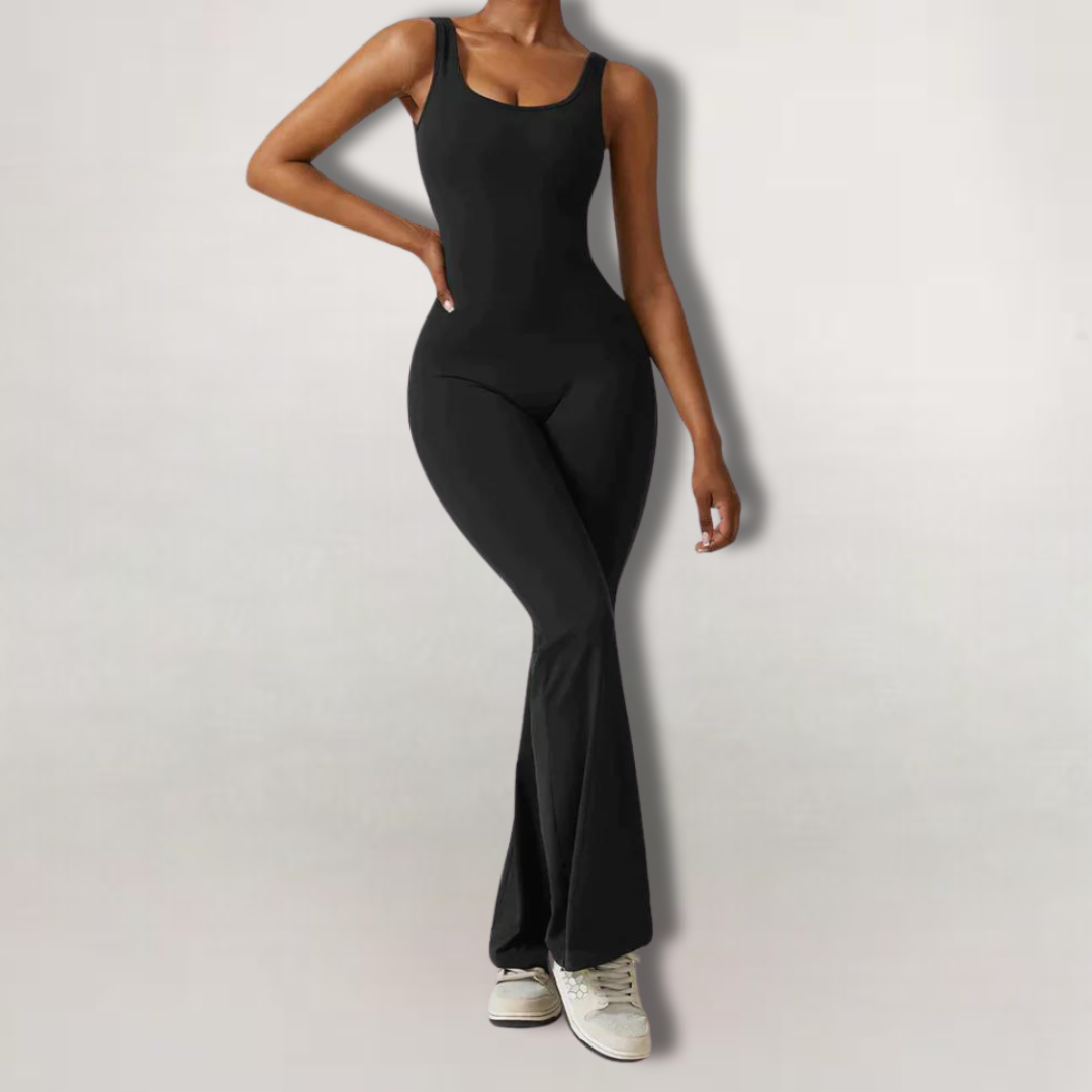 Scrunch Butt Flare Jumpsuit