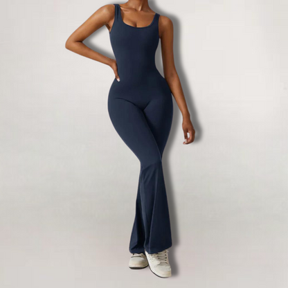 Scrunch Butt Flare Jumpsuit