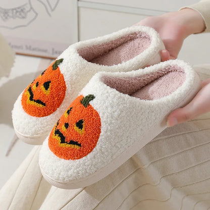 Women's Plush Halloween Slippers