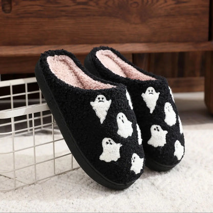 Women's Plush Halloween Slippers