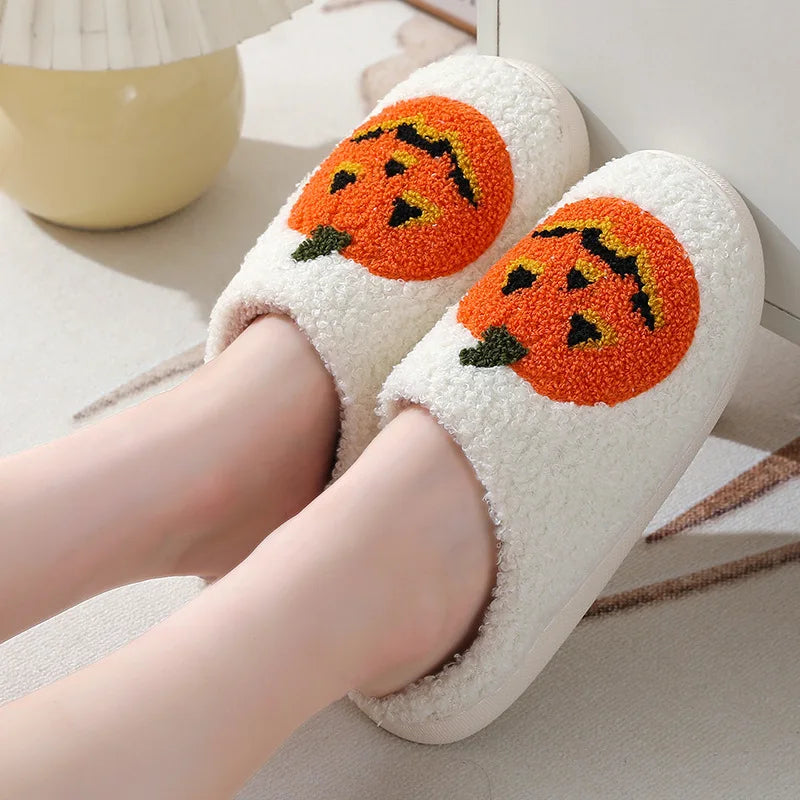 Women's Plush Halloween Slippers