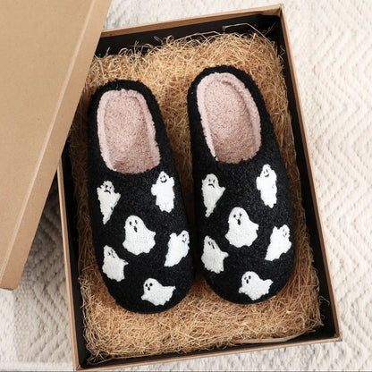 Women's Plush Halloween Slippers